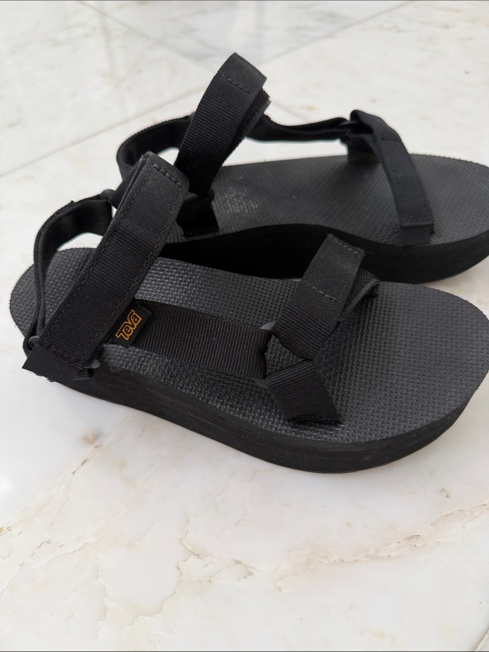 Teva Black Strappy Outdoor Sandals